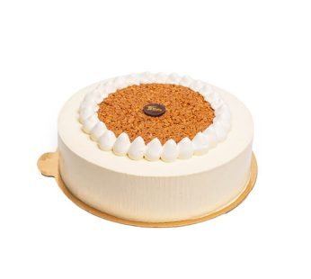 Entremet glacé vanille caramel beurre salé