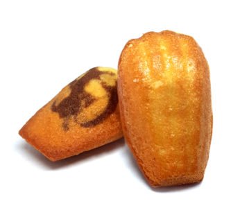 Madeleines chocolat marbré 20g