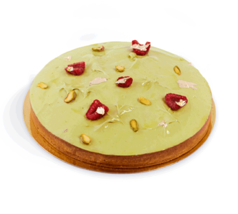 Tarte pistache framboise