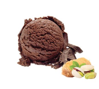 Glace chocolat Kunafa Pistache