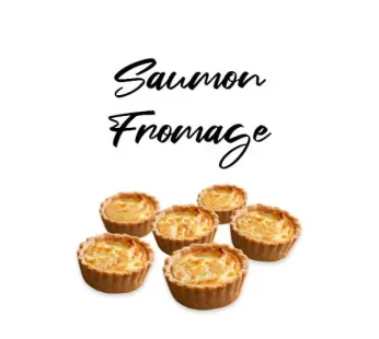 Minis quiches  saumon fromage 4.5 cm